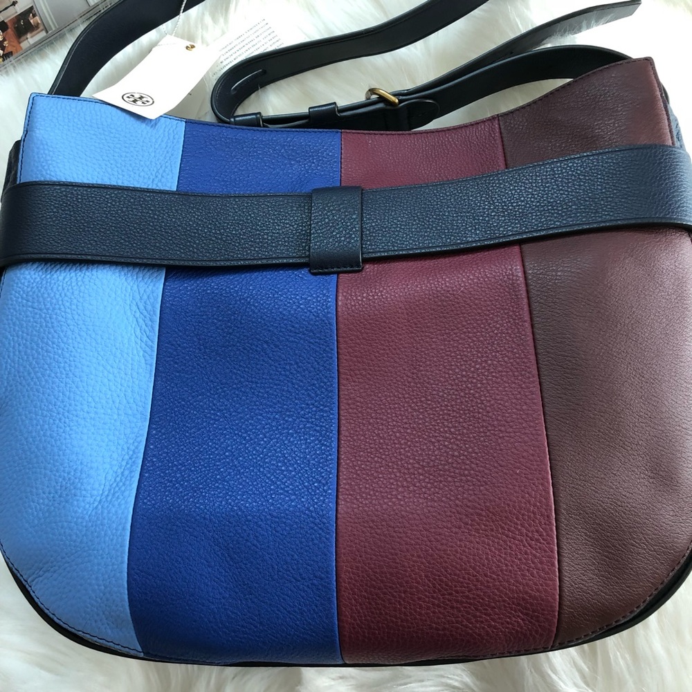 TORY BURCH Gemini Link Belted Striped Hobo - Picture 6 of 8